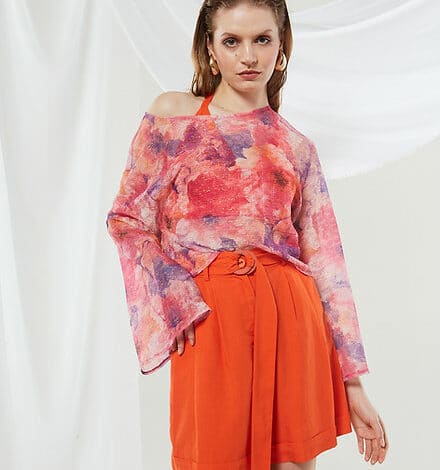 Marigold knitted long sleeve top